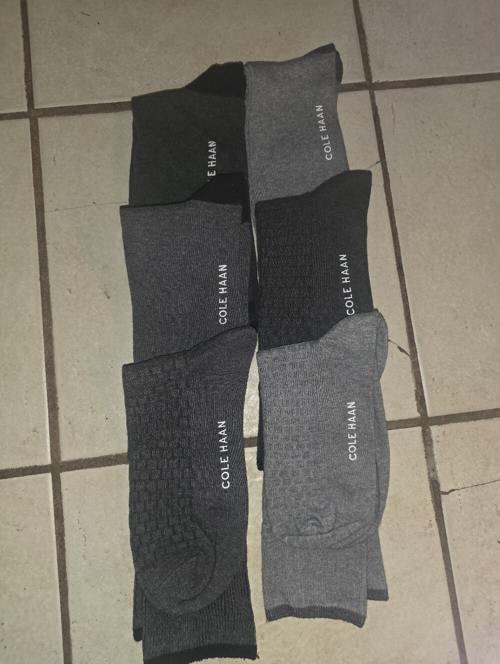 6 Pairs Of Colehann Mens Socks